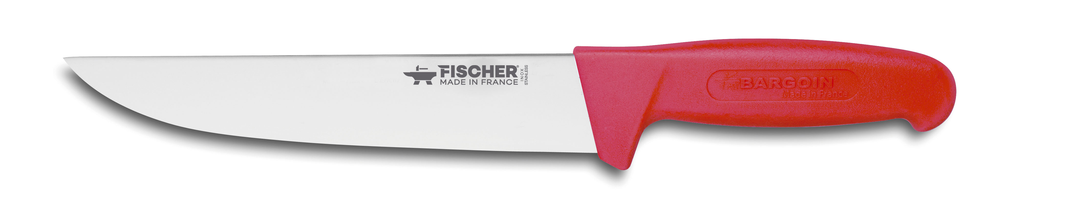 Couteau à Désosser Lame Usée Profinox Fischer Manche Rouge - Couteaux de  boucher Fischer Profinox - La Toque d'Or