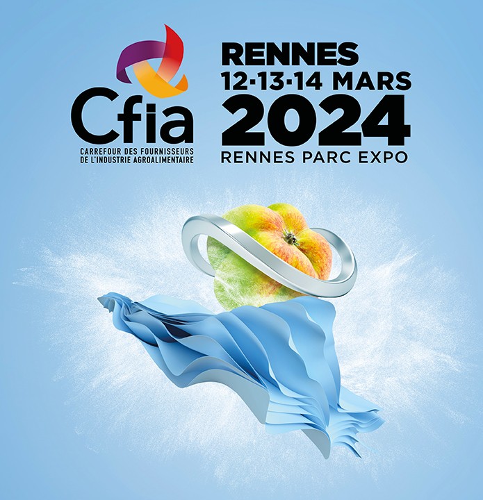 Retrouvez-nous au salon CFIA de Rennes du 12 au 14 mars 2024